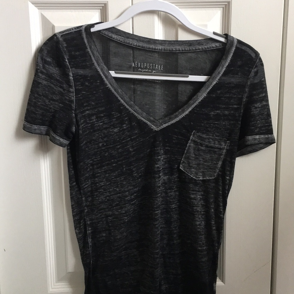 Sheer T-shirt with Pocket